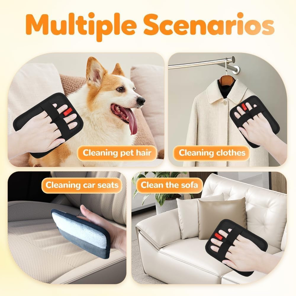 Pet Hair Remover Glove Self Cleaning Brush for Dogs & Cats